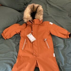 2T Cinnamon Brown Reima Stavenger Snowsuit NWT